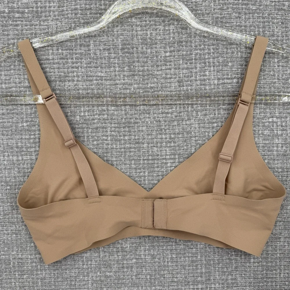 Skims Bra Womens Small Beige Wireless Seamless Bralette Microfiber Stretch - Picture 2 of 11